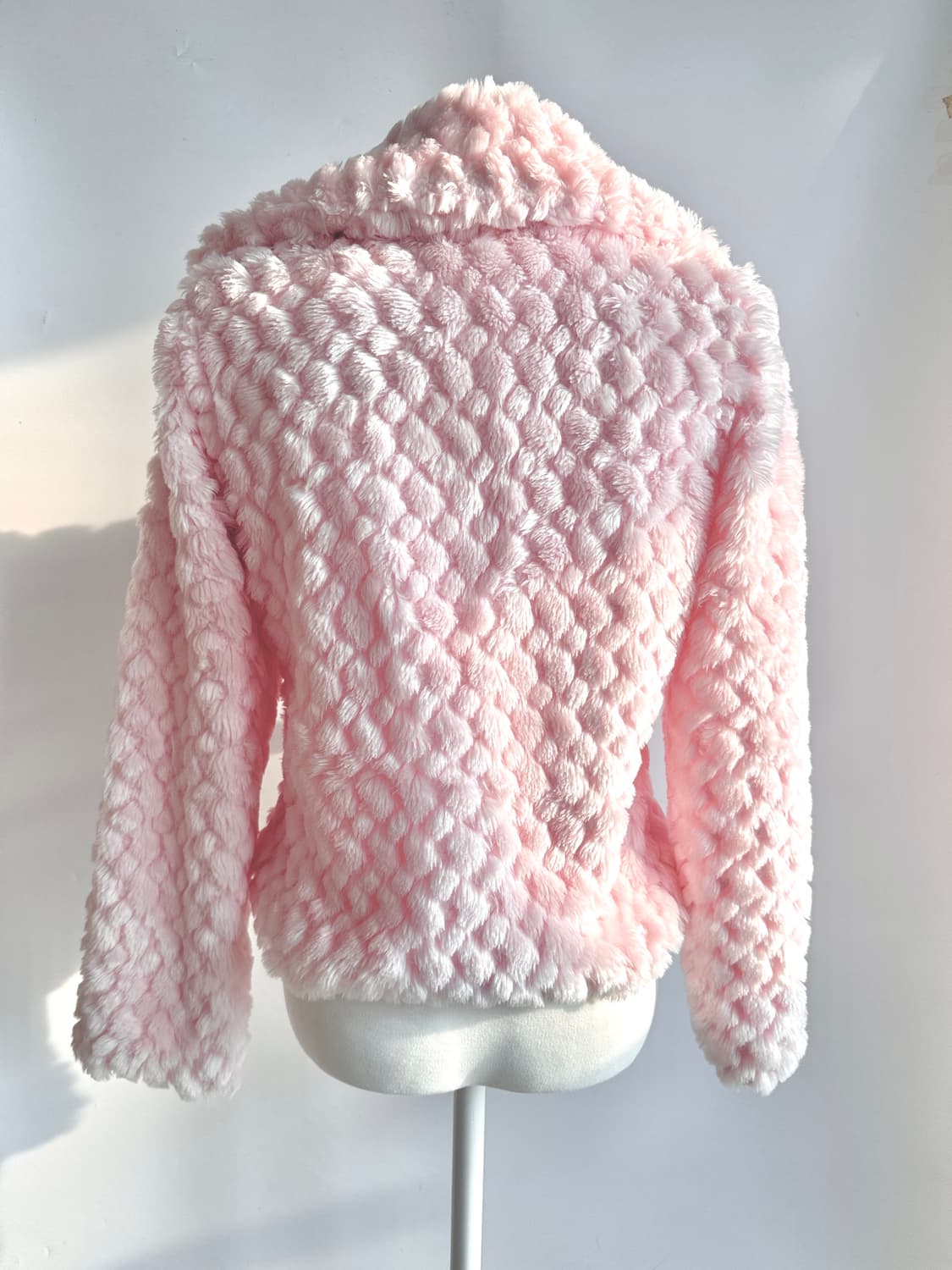 히메갸루 딸기우유 핑크퍼코트 달천깔 양산형 러블리  상품이미지2