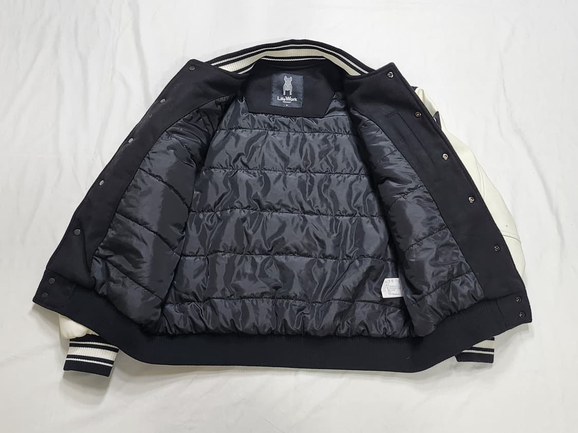 라이프워크 아플리케 힙독 바시티 자켓 상품이미지3