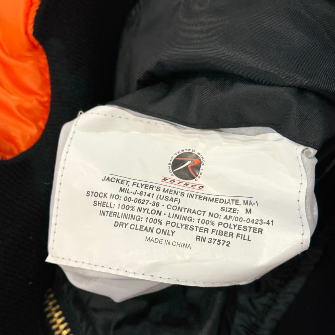 [M] 로스코 MA-1 항공점퍼 상품이미지7