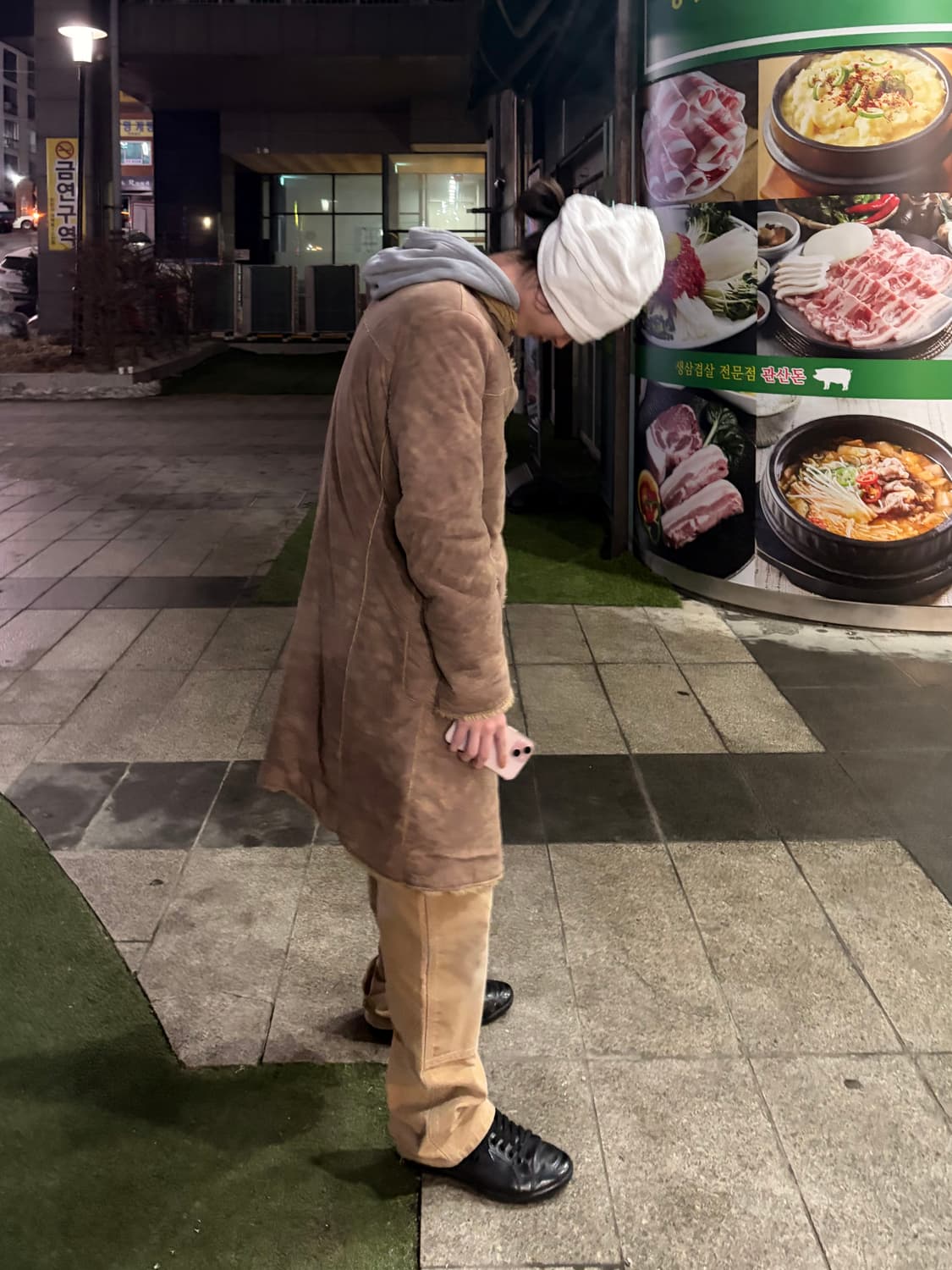 엠포리오 아르마니 레이어드 비니 상품이미지1