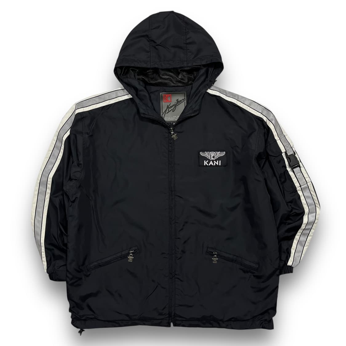 칼 카니 SURPLUS 올드스쿨 힙합 다크 후디 집업 상품이미지3