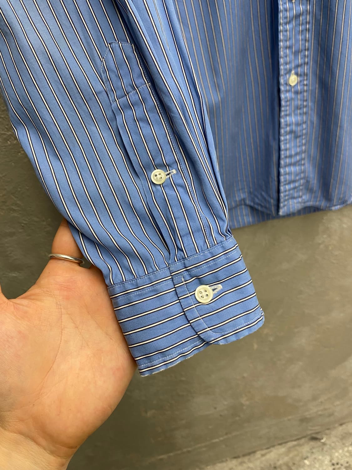 [L] Polo Ralph Lauren 폴로 커스텀 핏 스트라이프 셔츠 상품이미지3