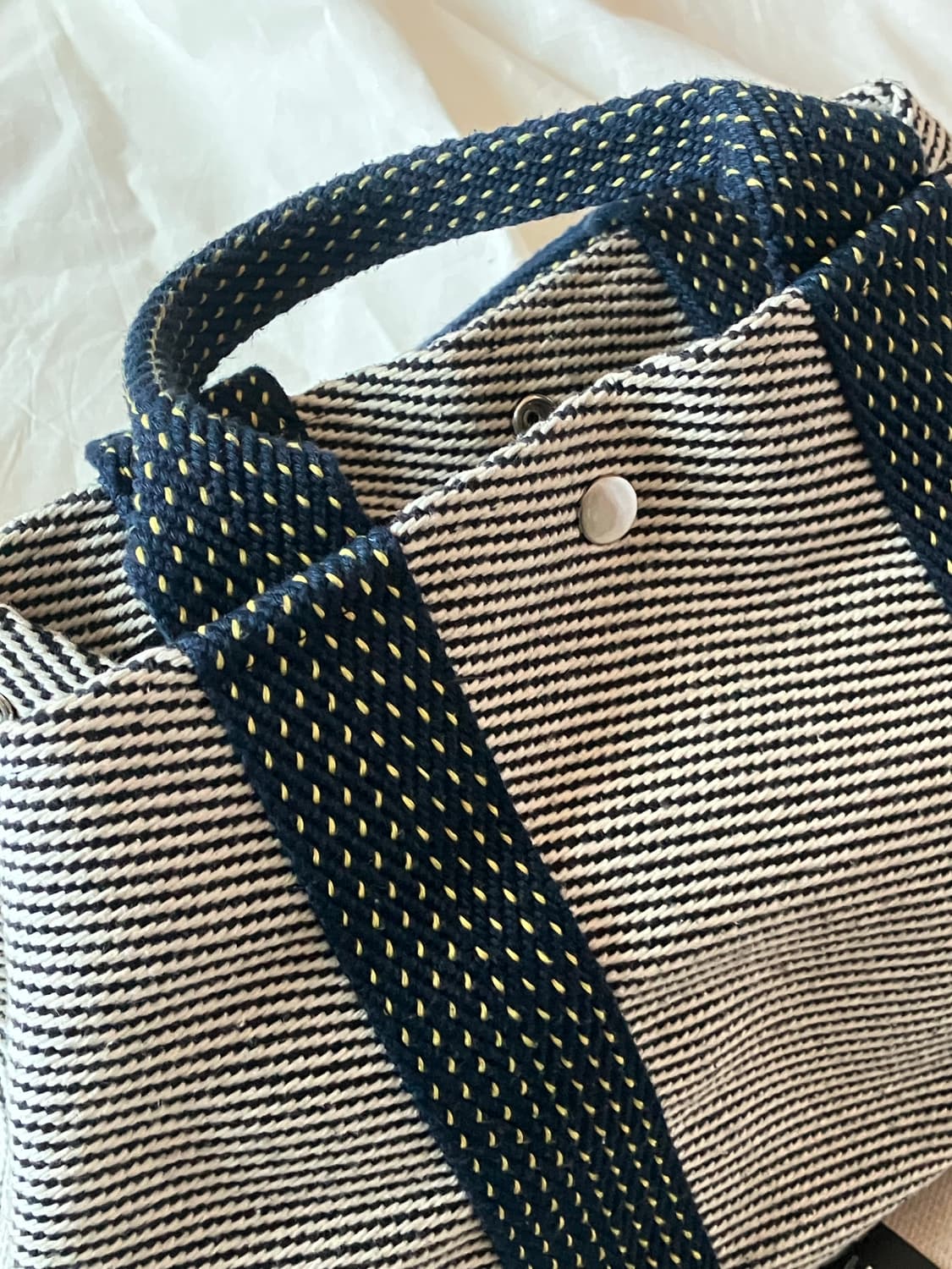 스티치 복주머니 가방 상품이미지2