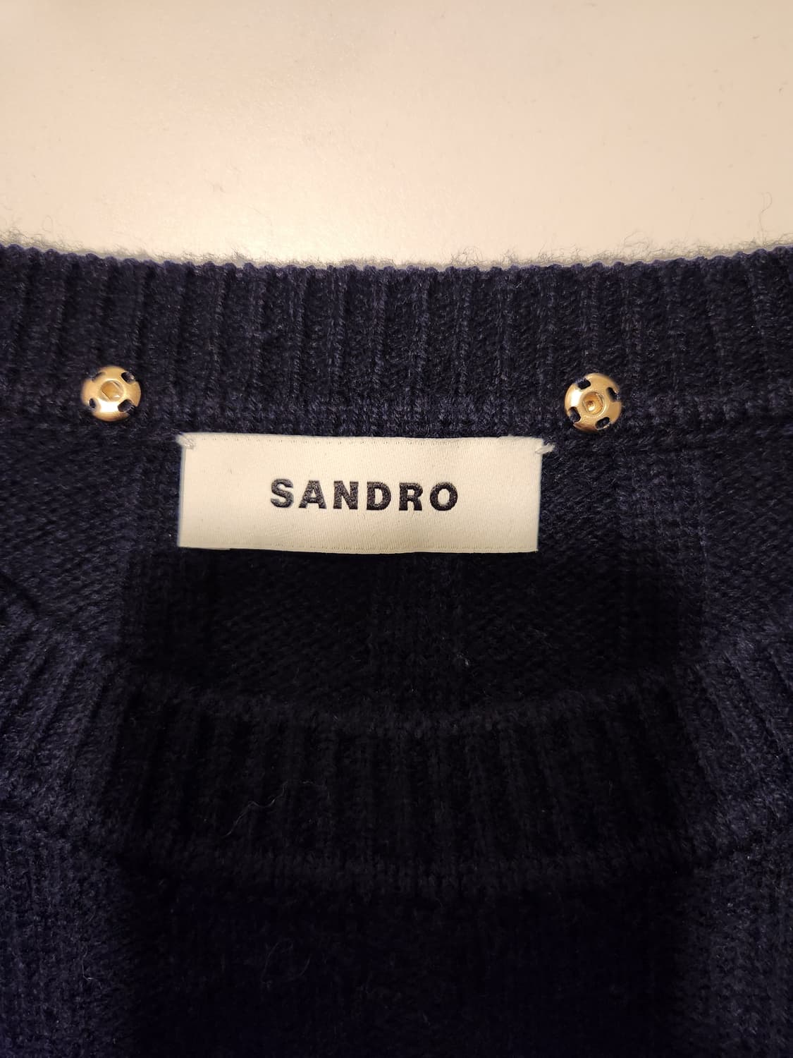 (정품)산드로 Sandro 네이비 니트 상품이미지8