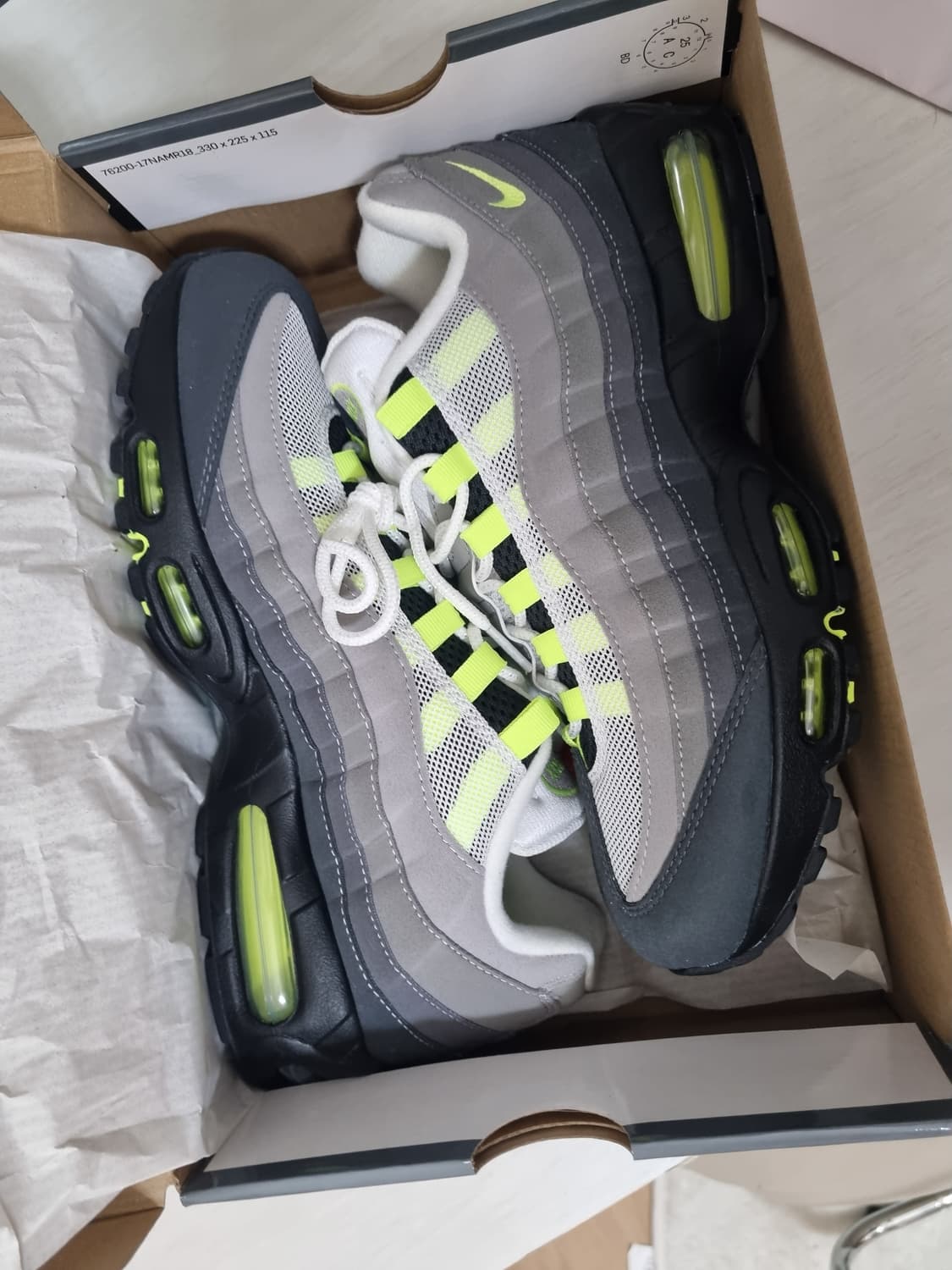 나이키 에어맥스 95 OG 네온 280 새상품 (박스포함) 상품이미지1