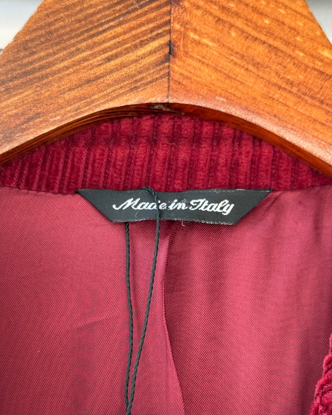 VERSACE corduroy button point red blazer 상품이미지7