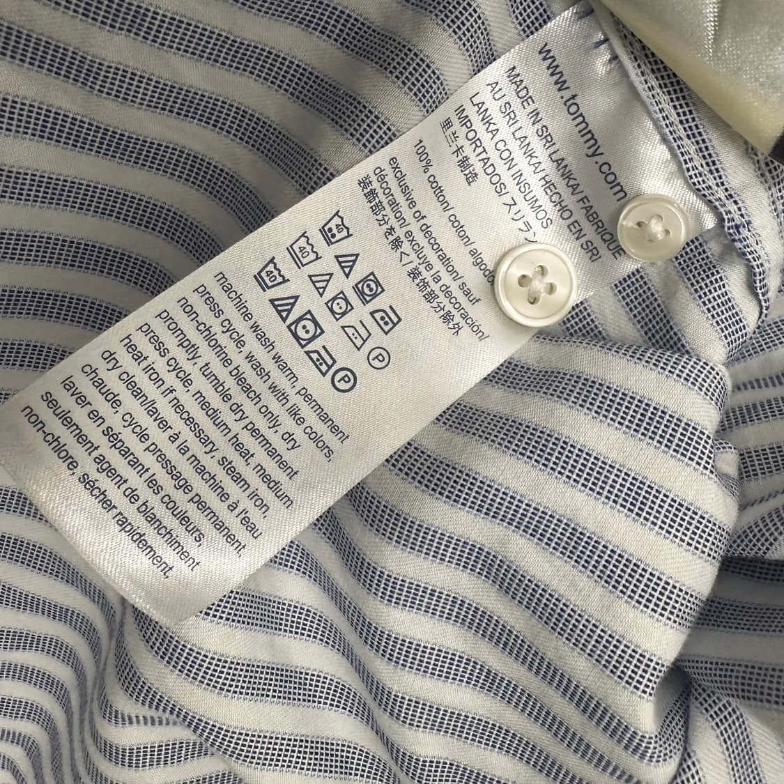 타미힐피거 스트라이프 셔츠 L 상품이미지8