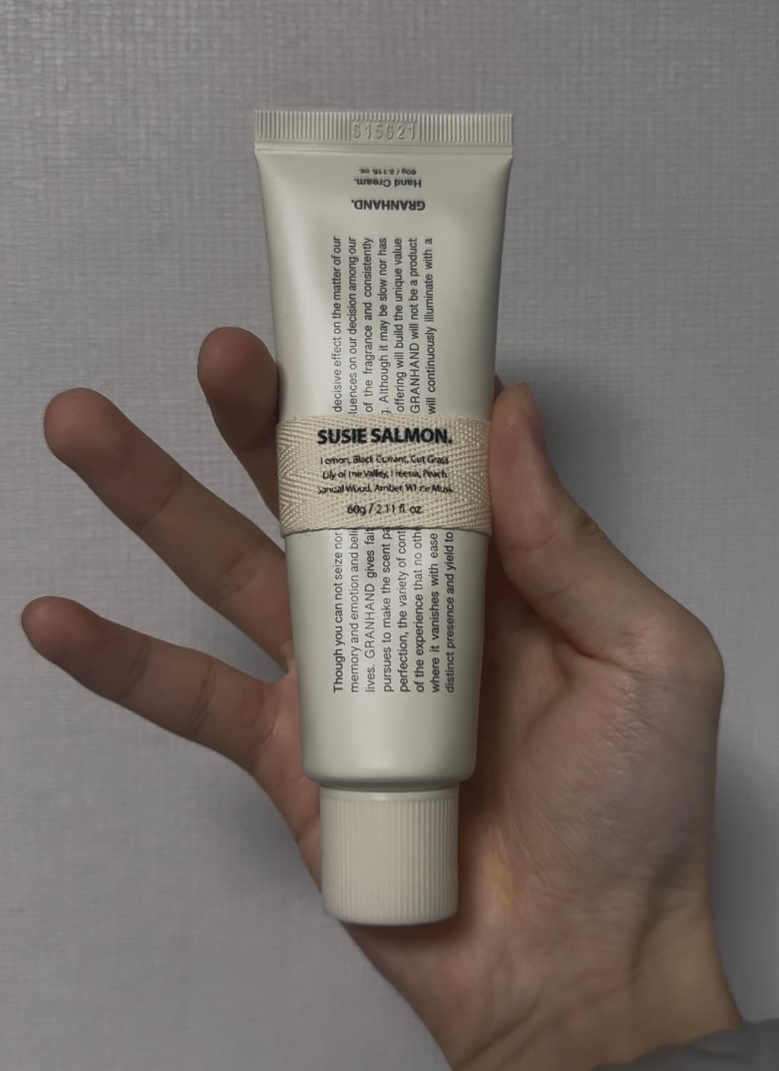 그랑핸드 핸드크림 수지 살몬 60g 상품이미지1