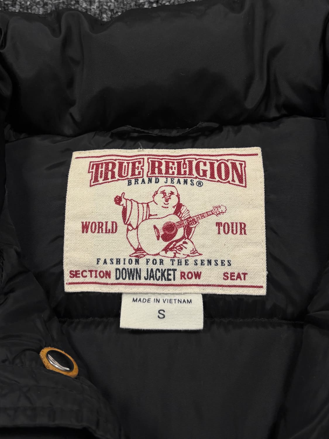 트루릴리전 블랙 다운 패딩 자켓 상품이미지5