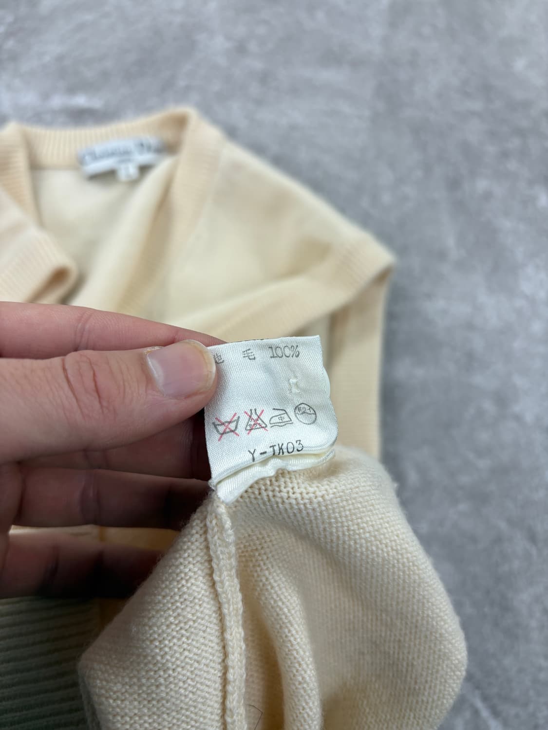 90's Christian Dior Knit Vest    상품이미지5