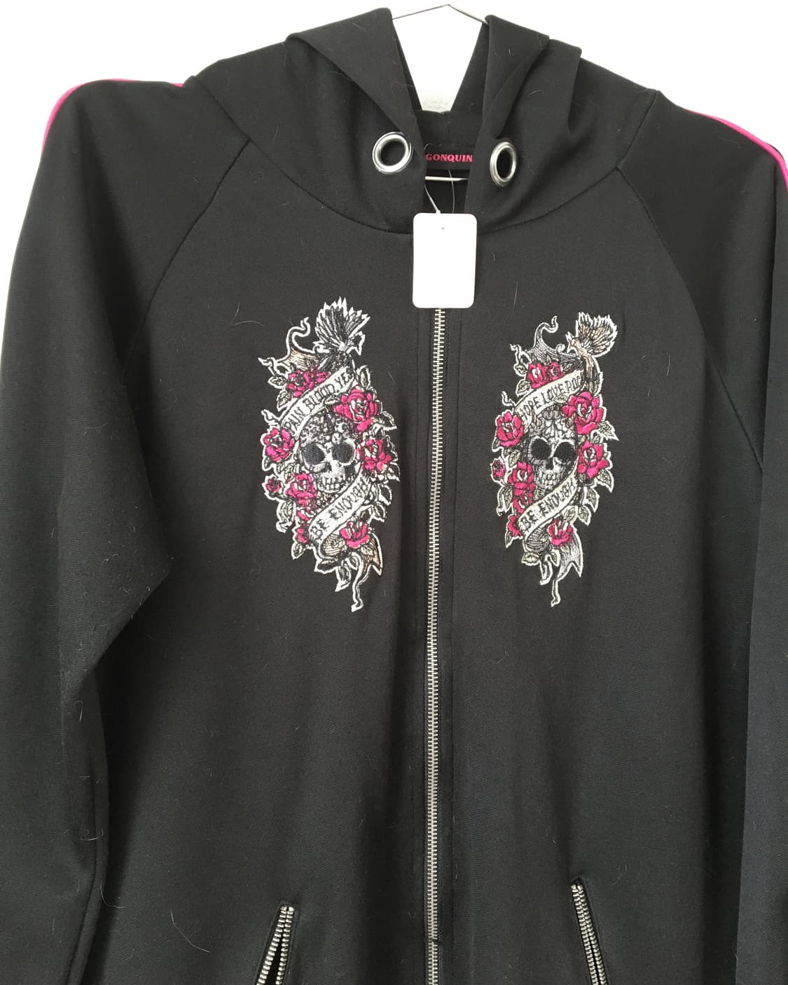 Algonquins skull patch point hood zip up 상품이미지4