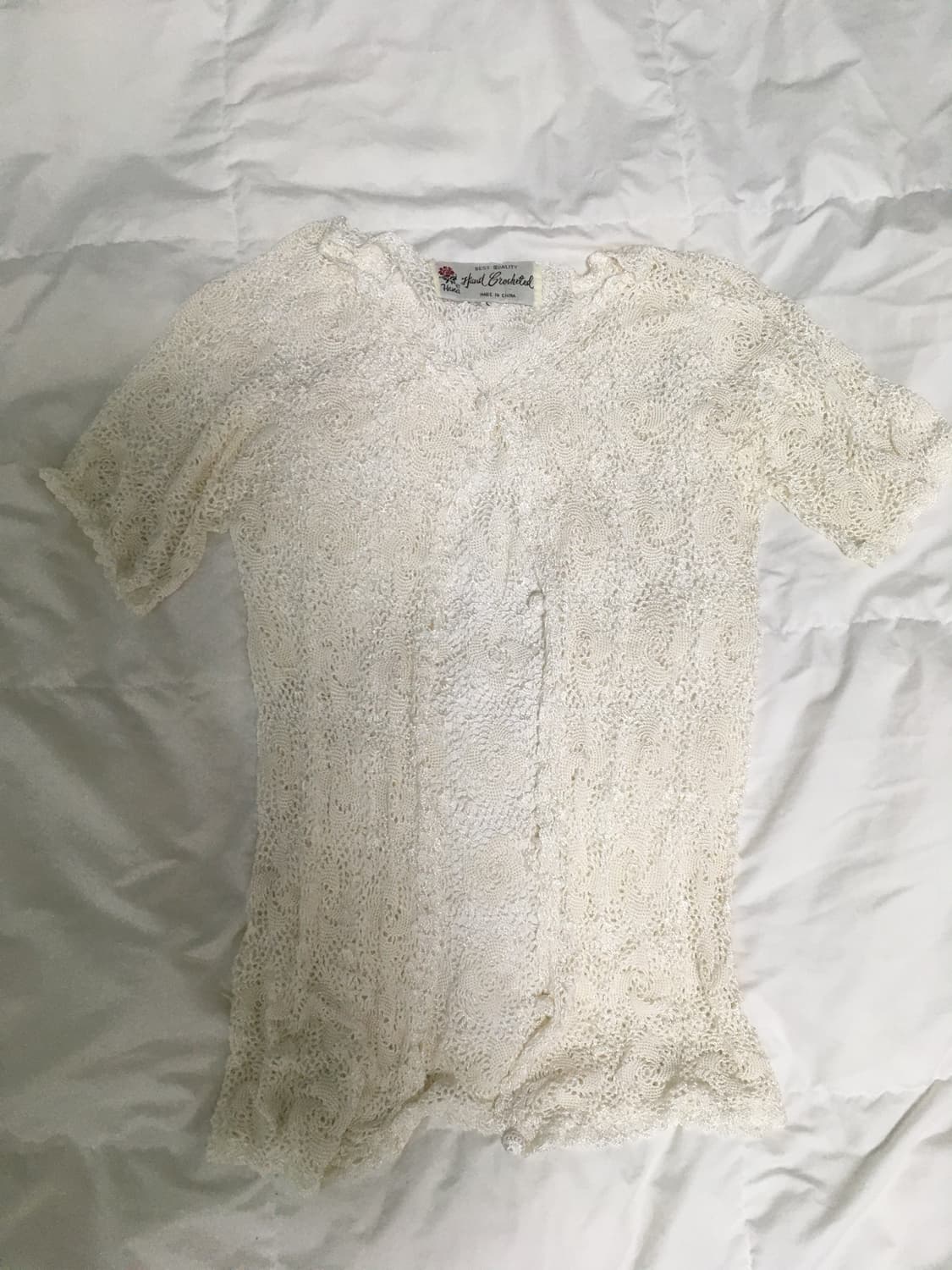 일본빈티지 모리걸 반팔 가디건 상품이미지1