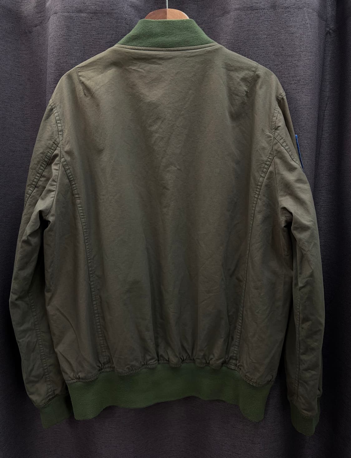쇼트 MA-1 항공 봄버 점퍼 XL 카키 상품이미지2