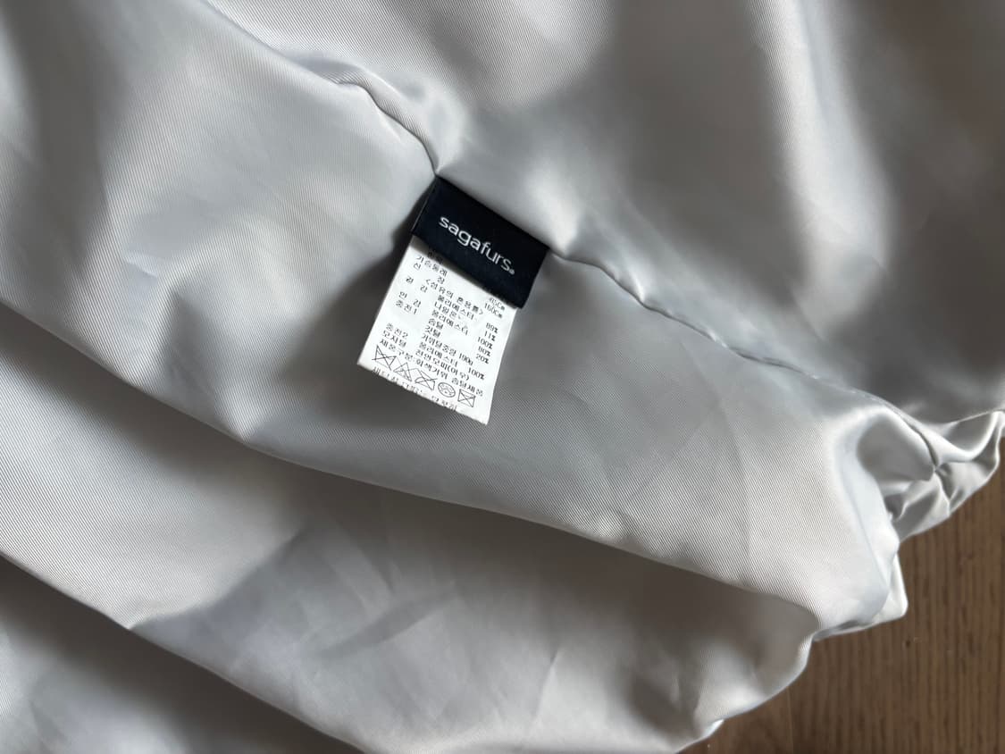 새상품급 온앤온 사가퍼 패딩 연그레이 55 상품이미지5