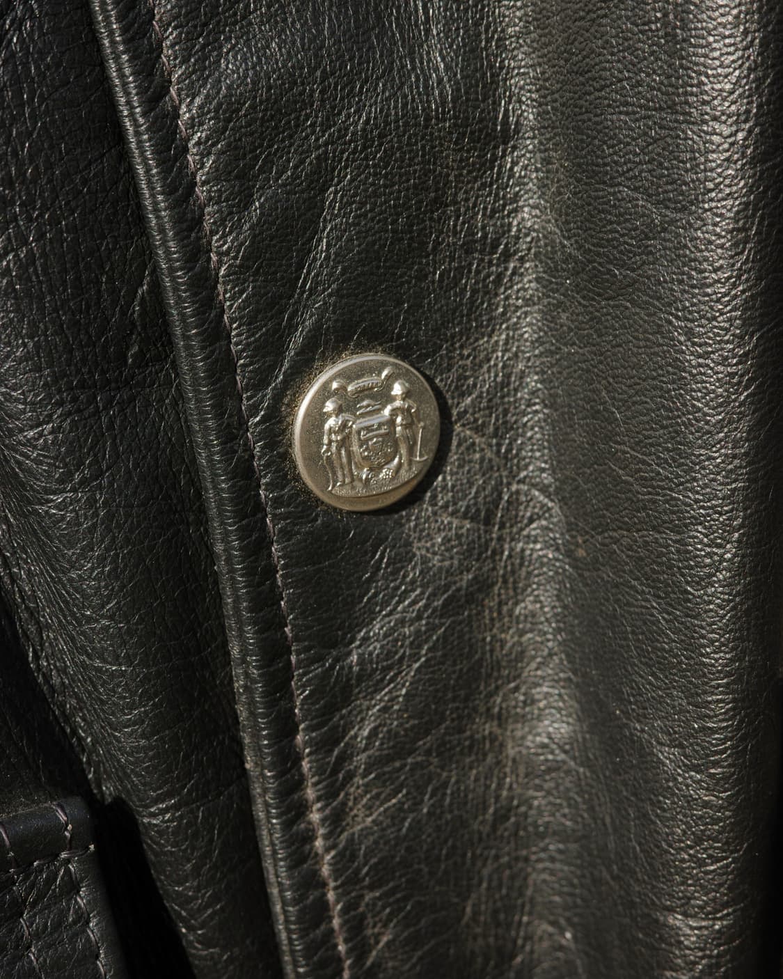 70s taylor leatherwear 시카고폴리스맨 레더 자켓 상품이미지4