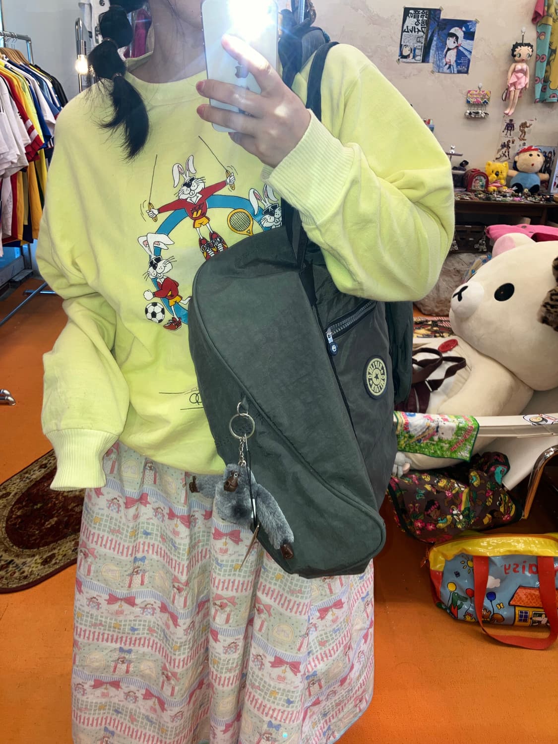 빈티지 키플링 보스턴백 상품이미지5