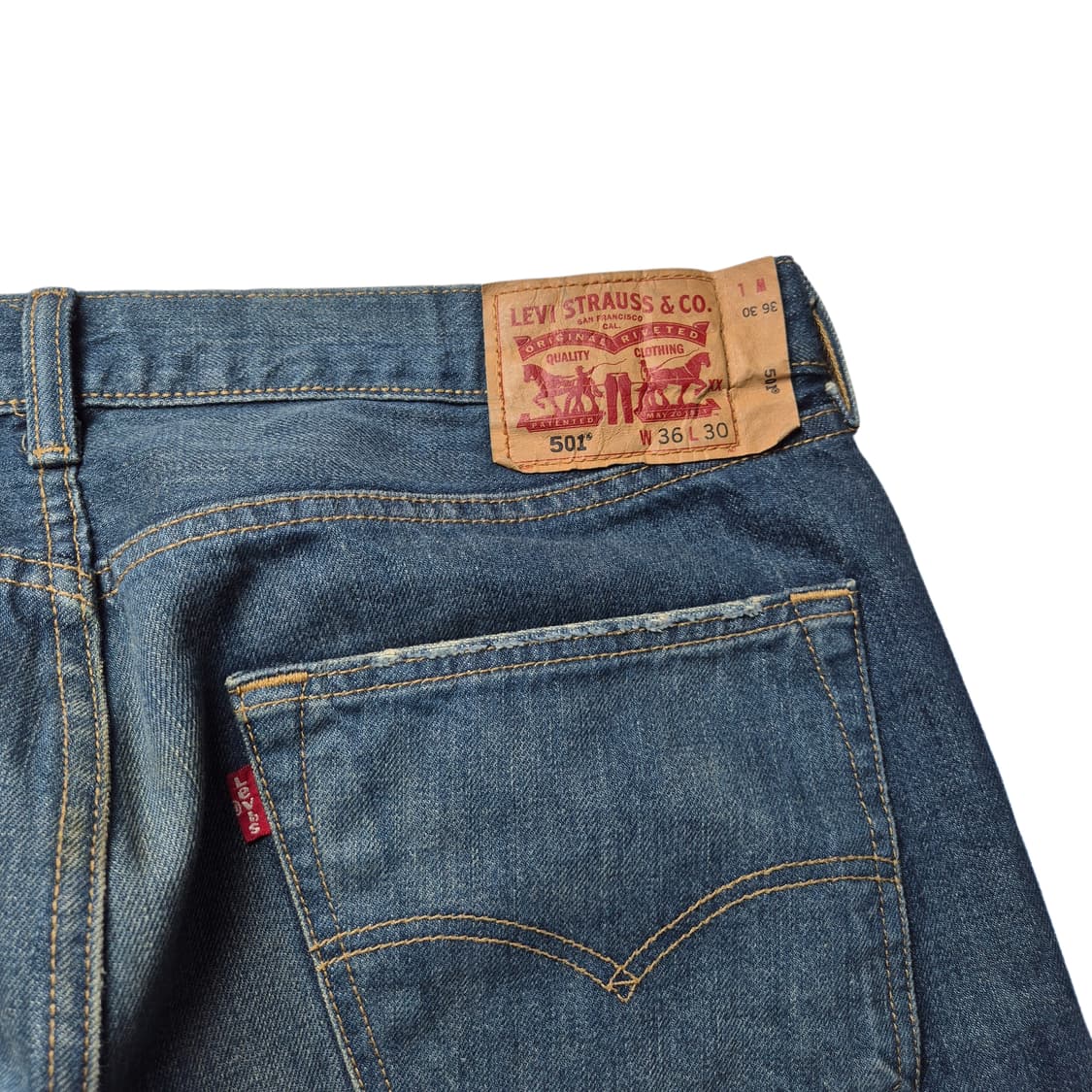 [36x30] 리바이스 501 데님팬츠 상품이미지8