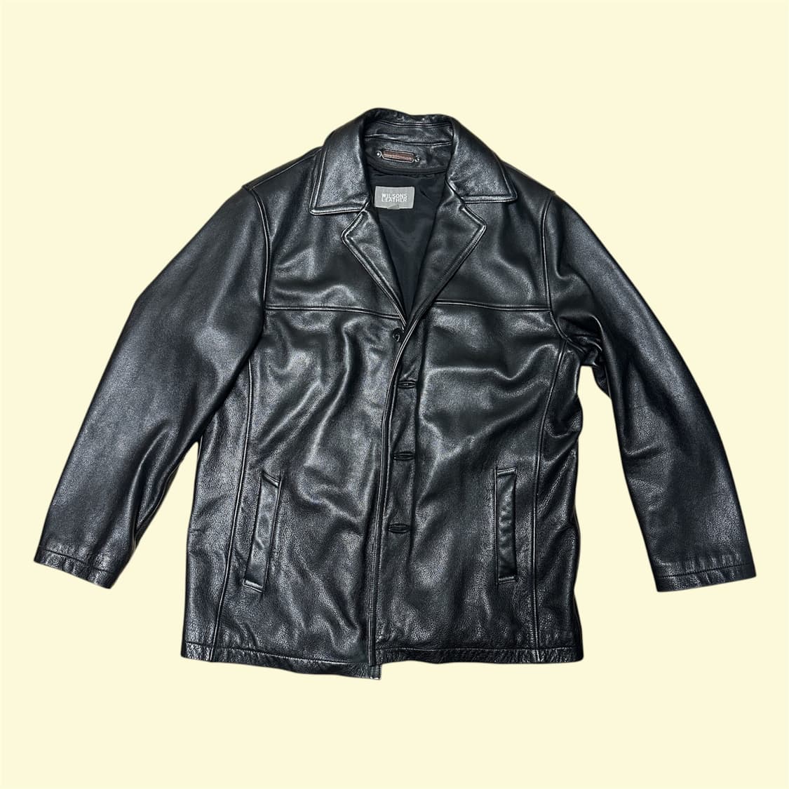 윌슨 리얼 레더 카코트 BLACK L 상품이미지1