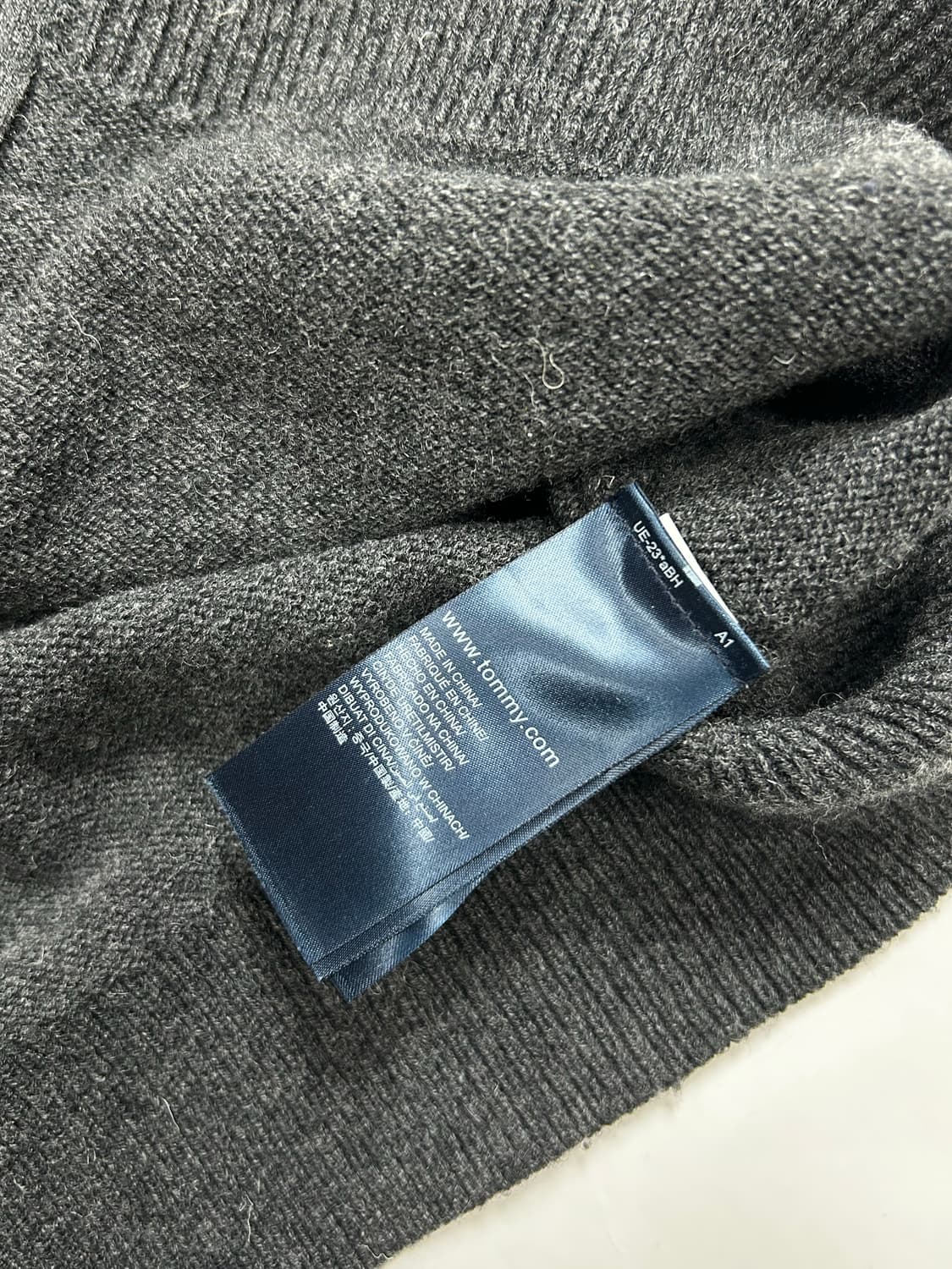 타미 힐피거 램스울 니트집업 L 상품이미지9