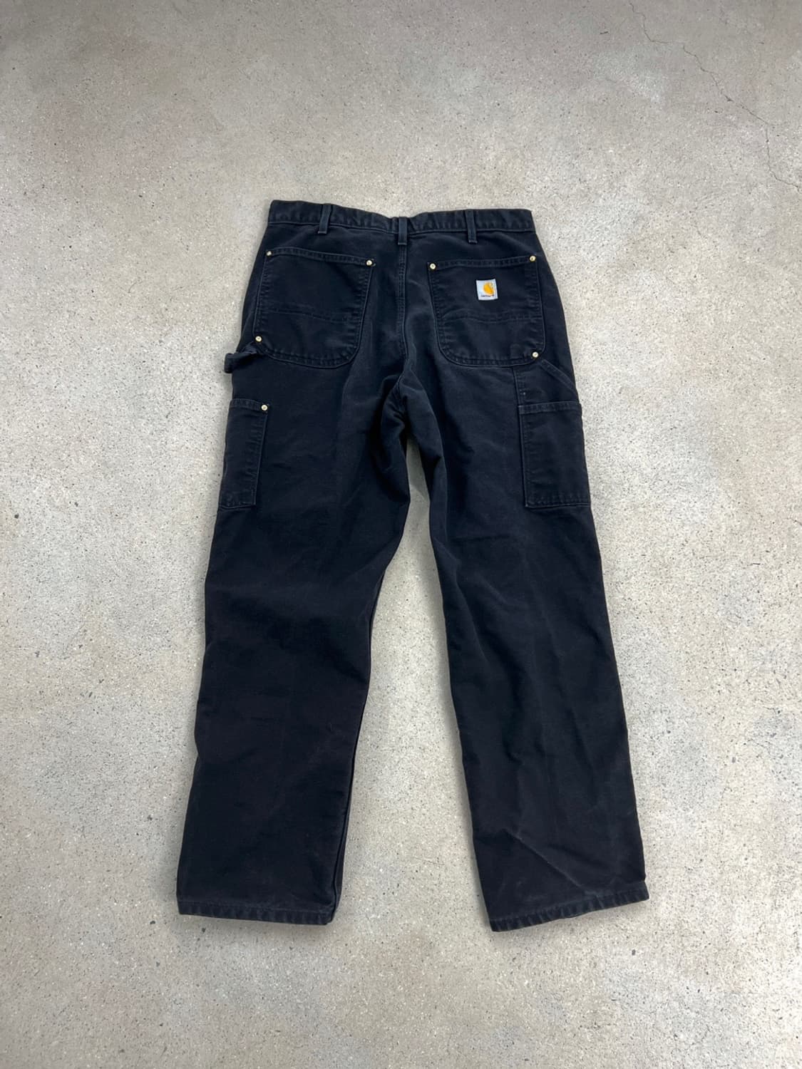 칼하트 블랙 더블니 팬츠 상품이미지2