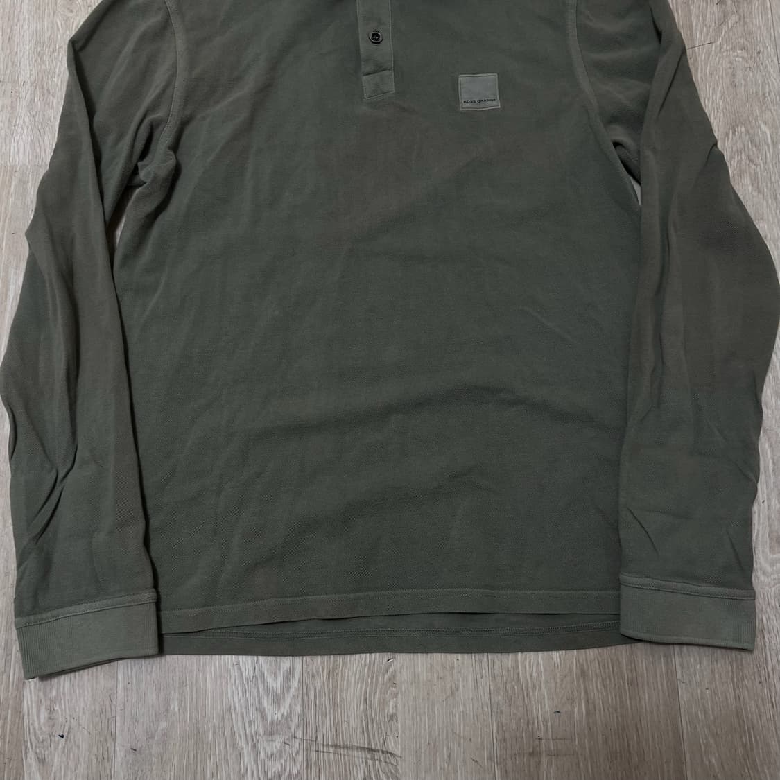 휴고 보스 클래식 로고 PK 긴팔 카라티 M/95  상품이미지4