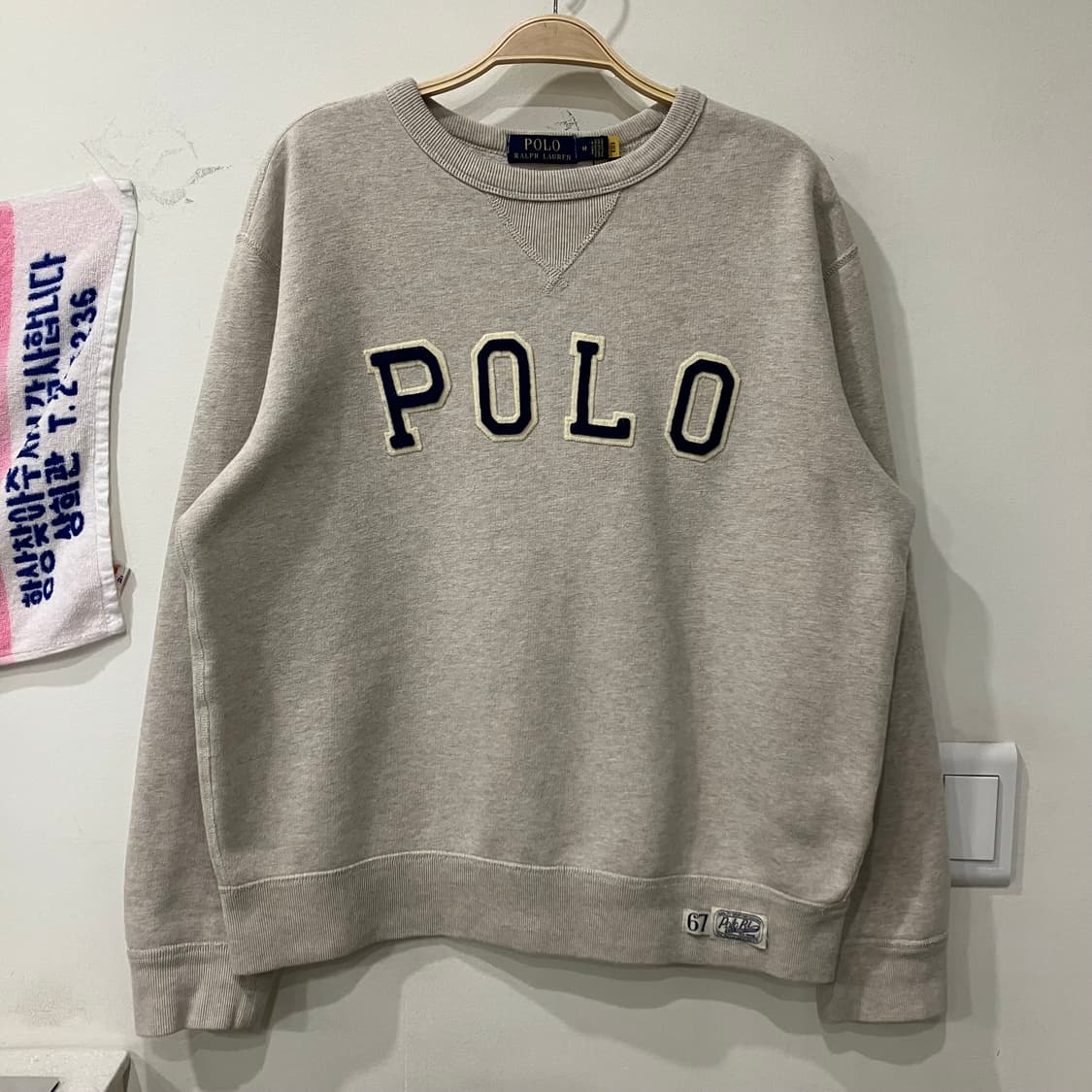 5 폴로 아치로고 맨투맨 스웻셔츠 상품이미지1