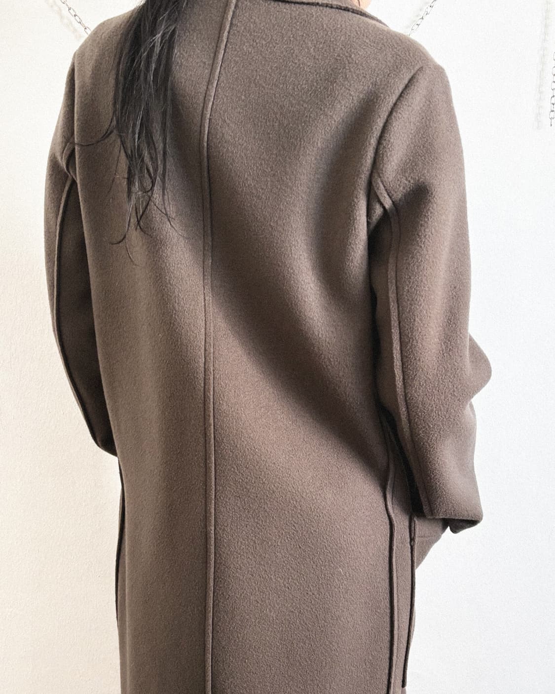 헬무트랭 캐시미어 울 버튼리스 롱코트 상품이미지5