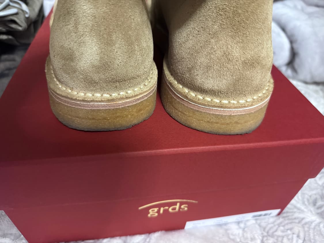 그라더스 블루처 17 스웨이드 베이지 265 풀박스 blucher 17  상품이미지5