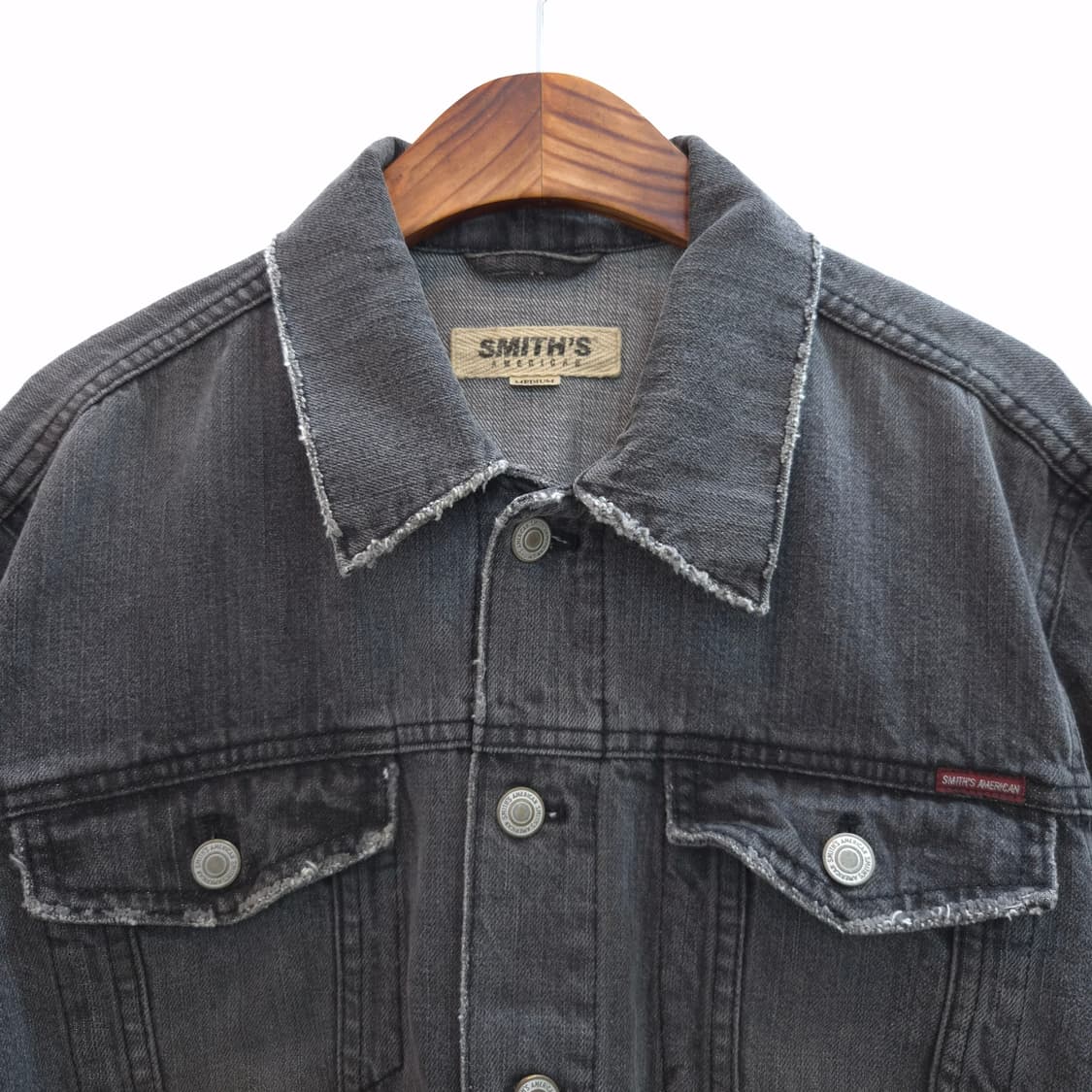 SMITH'S 블랙 워시드 데님 자켓 일본빈티지 상품이미지2