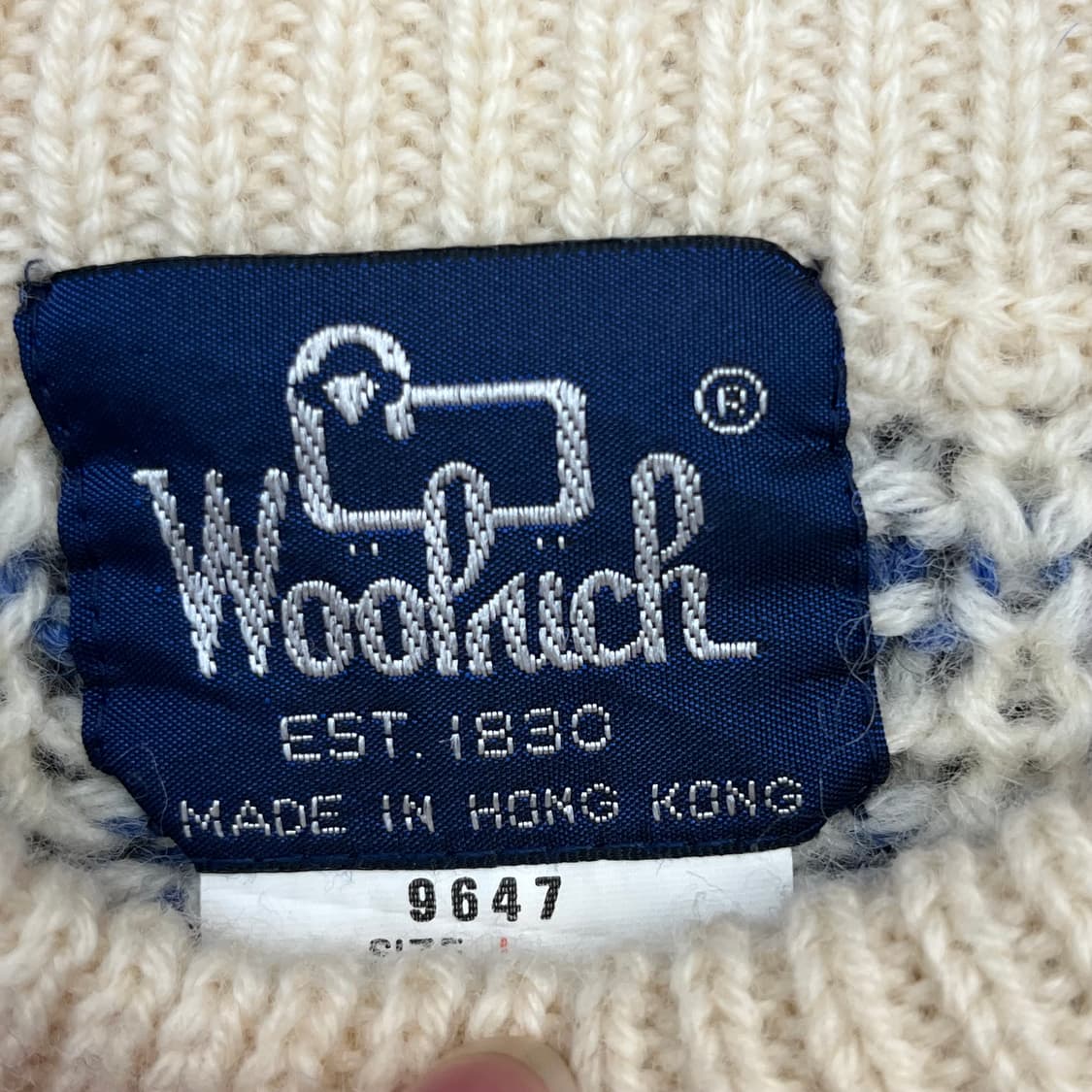 울리치 남성 울 100% 니트 (L) 상품이미지3