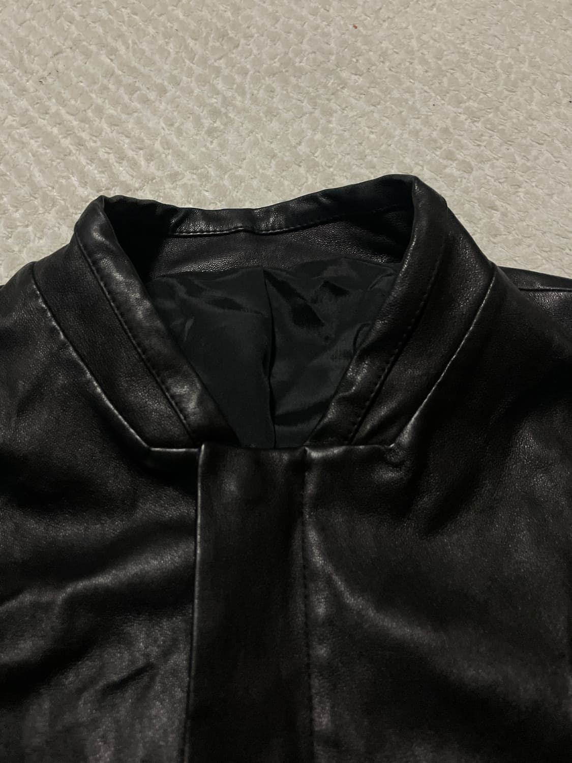 광희시장 아티잔 무드 램스킨 양가죽 레더 자켓 상품이미지4