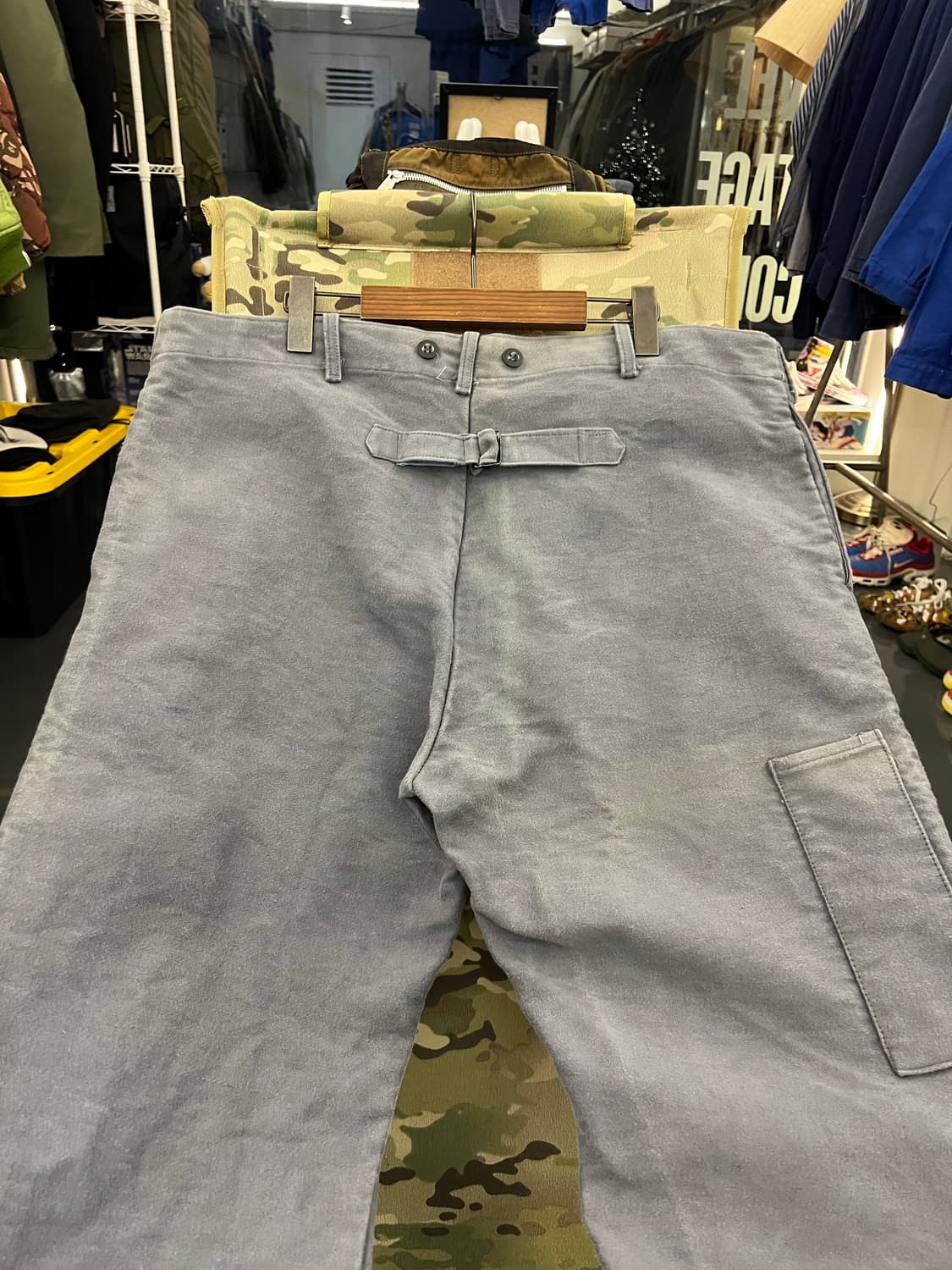 SUN FADED VINTAGE MOLESKIN 그레이몰스킨워크팬츠 상품이미지7