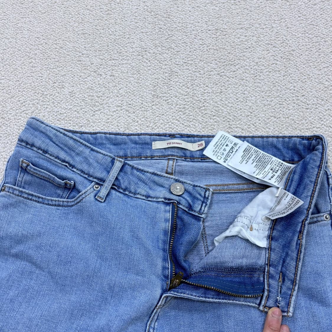 W28L30 리바이스 여성 데님 팬츠 0415E 상품이미지5