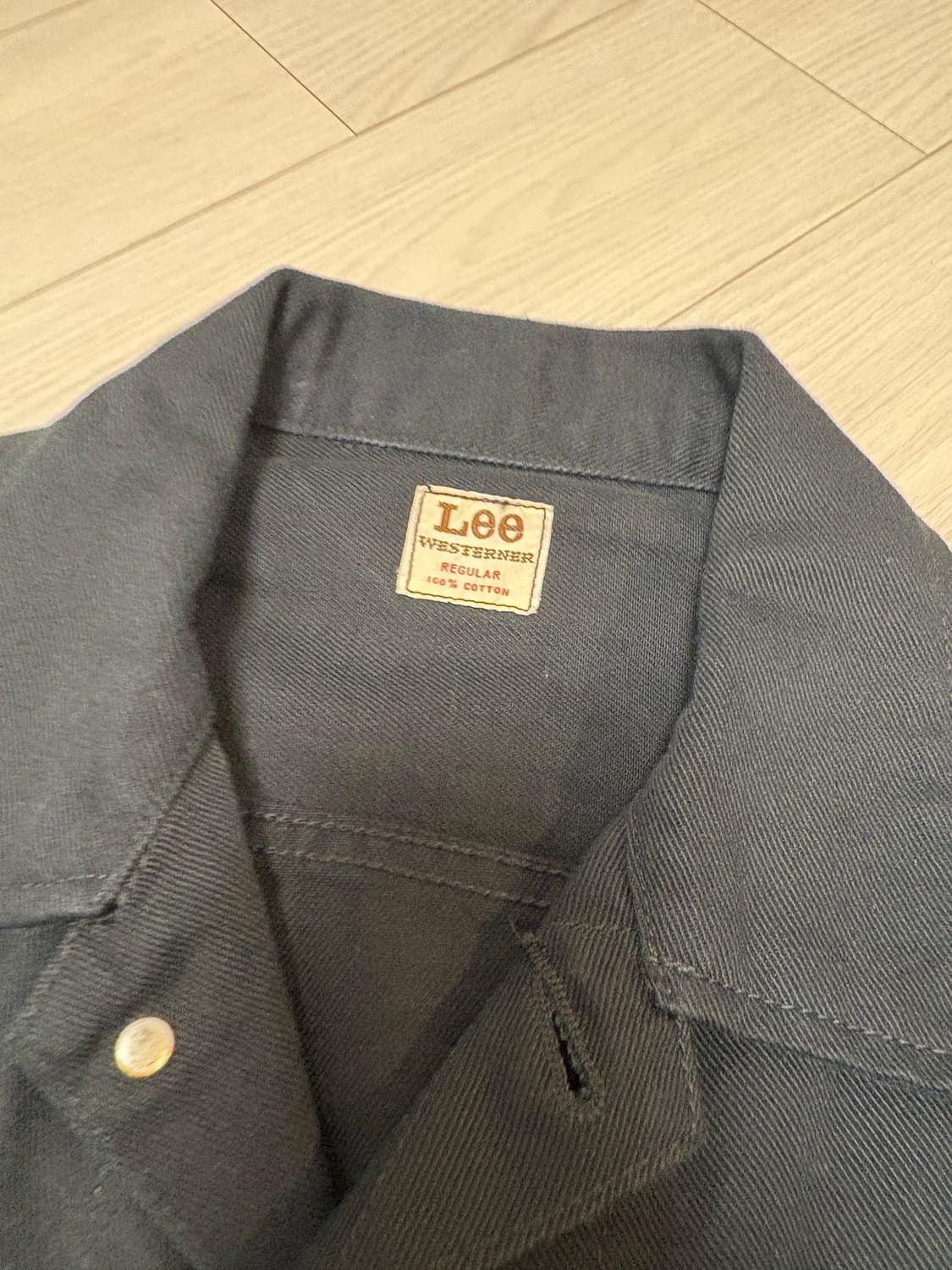 LEE 리 재팬 웨스턴 데님 자켓 블랙 M 상품이미지2