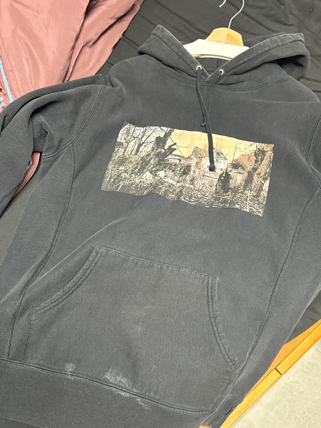 슈프림 블랙사바스 후드 상품이미지1