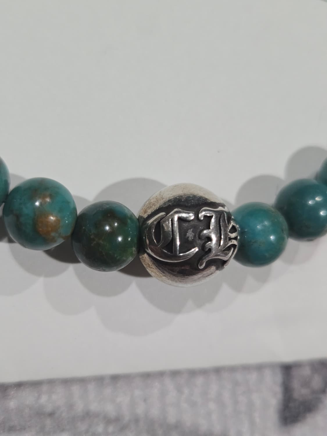 크롬하츠 비즈&터키석10mm팔찌(정품) 상품이미지6