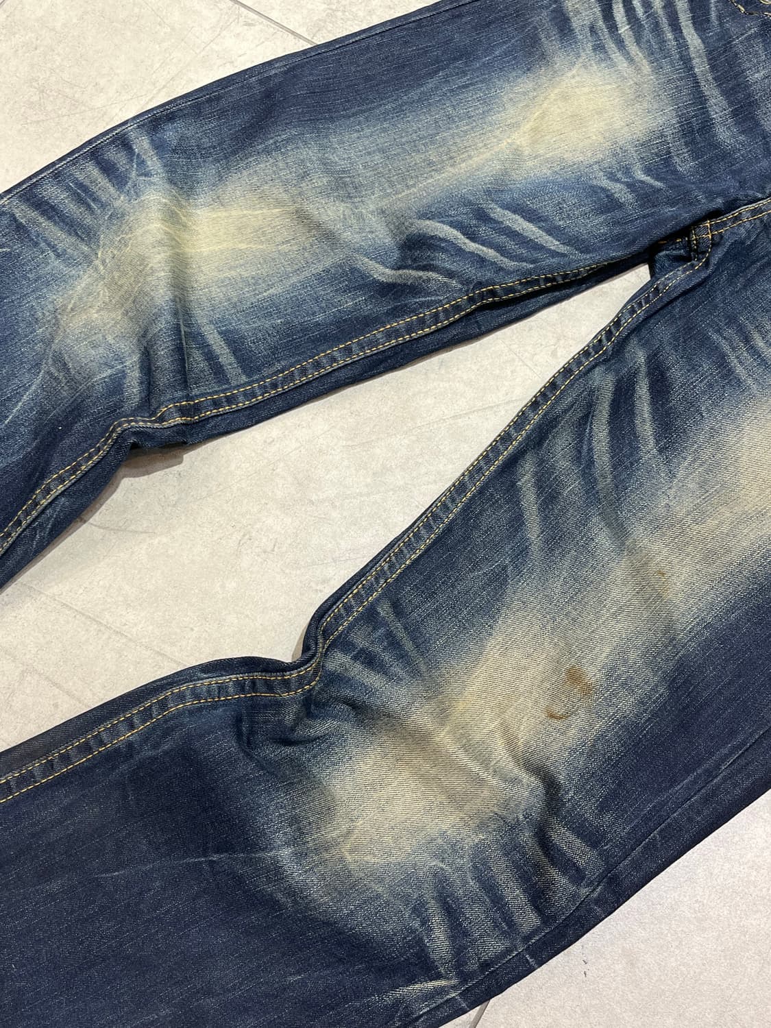 RED PEPPER 락펑크 십자가 와이드 데님 팬츠  상품이미지8