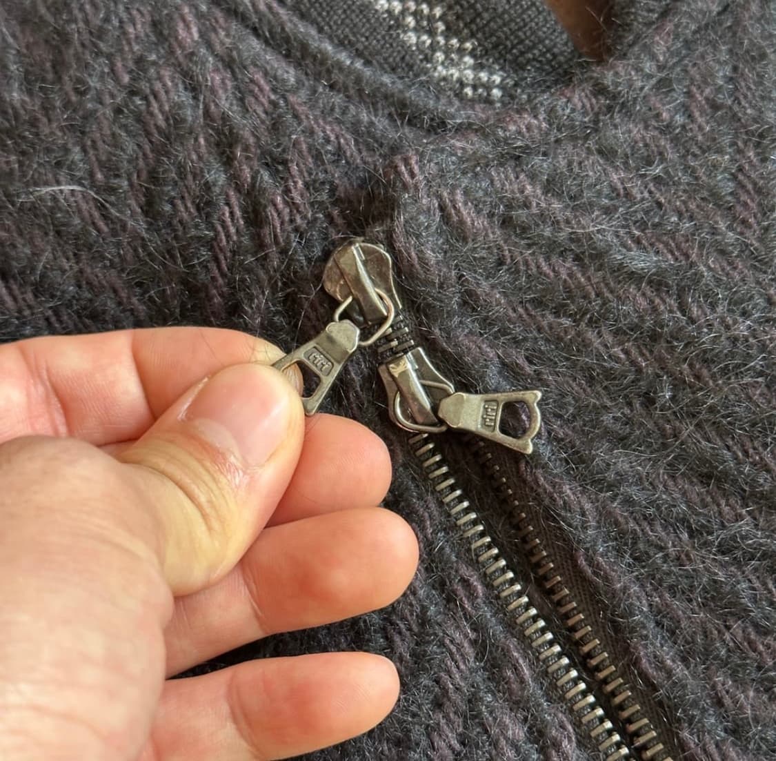 Shareef 울 소가죽 바시티 자켓 상품이미지7