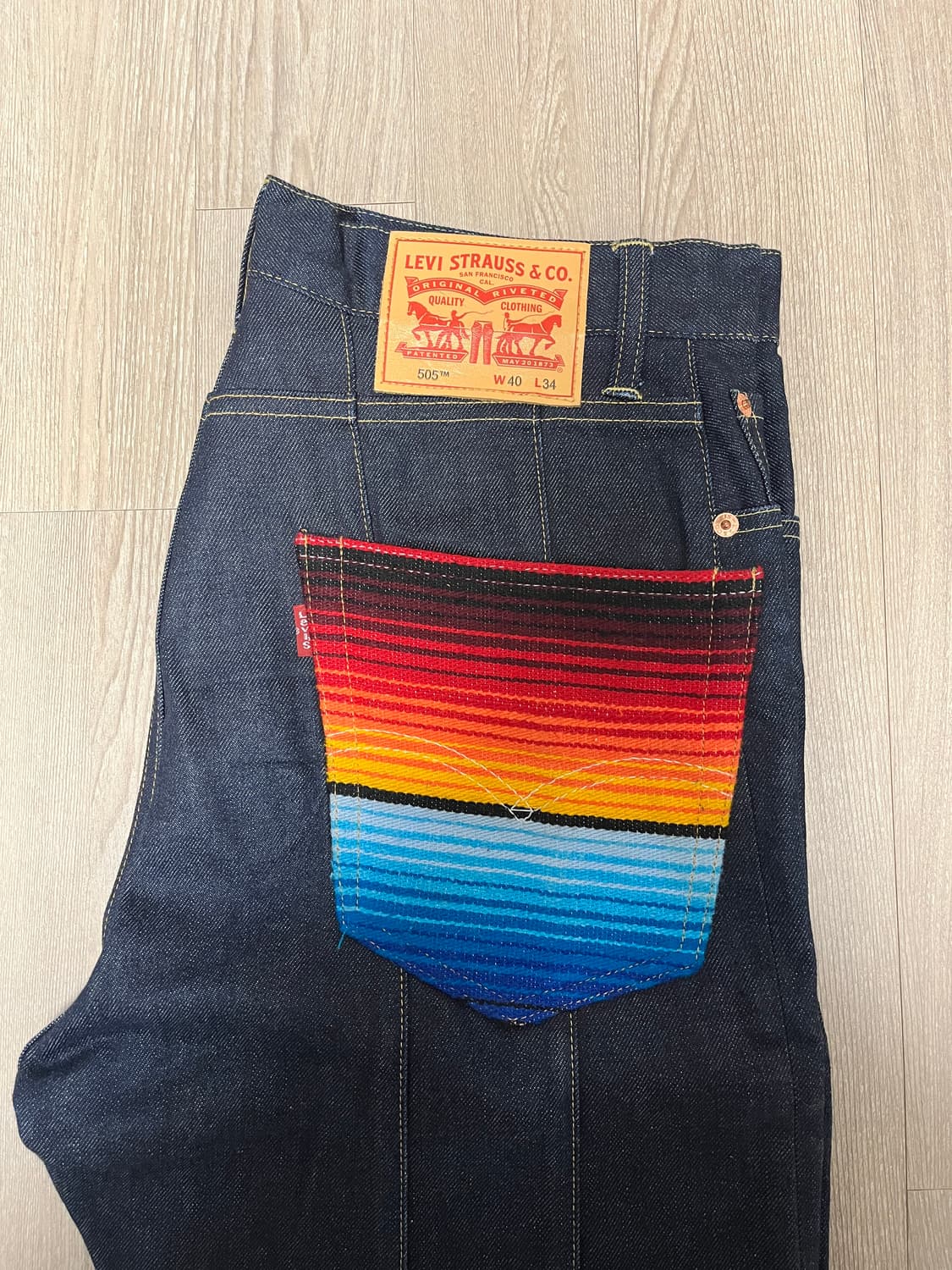 준야와타나베 x 자미로콰이 패치 데님 상품이미지3