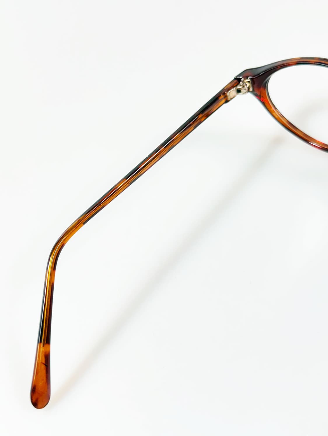 90s JOANNA 토터스쉘 뿔테 오벌 프레임 빈티지 안경 상품이미지7