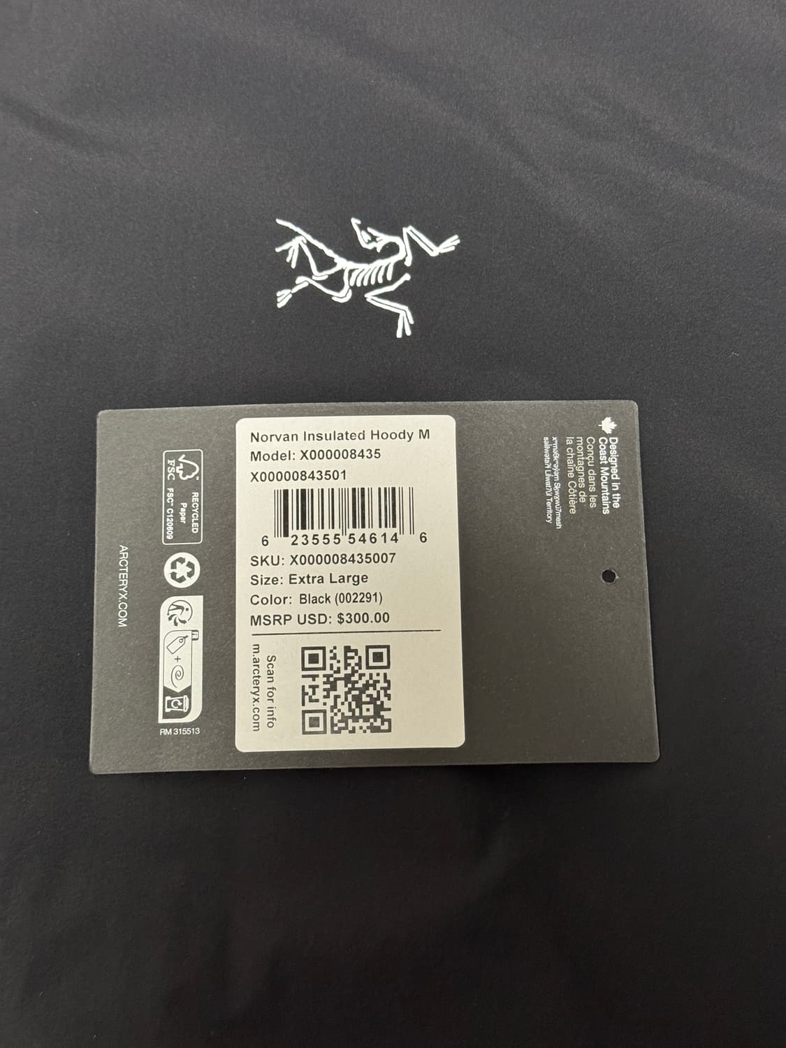 [XL] 아크테릭스 노반 인슐레이티드 후디 자켓 상품이미지4