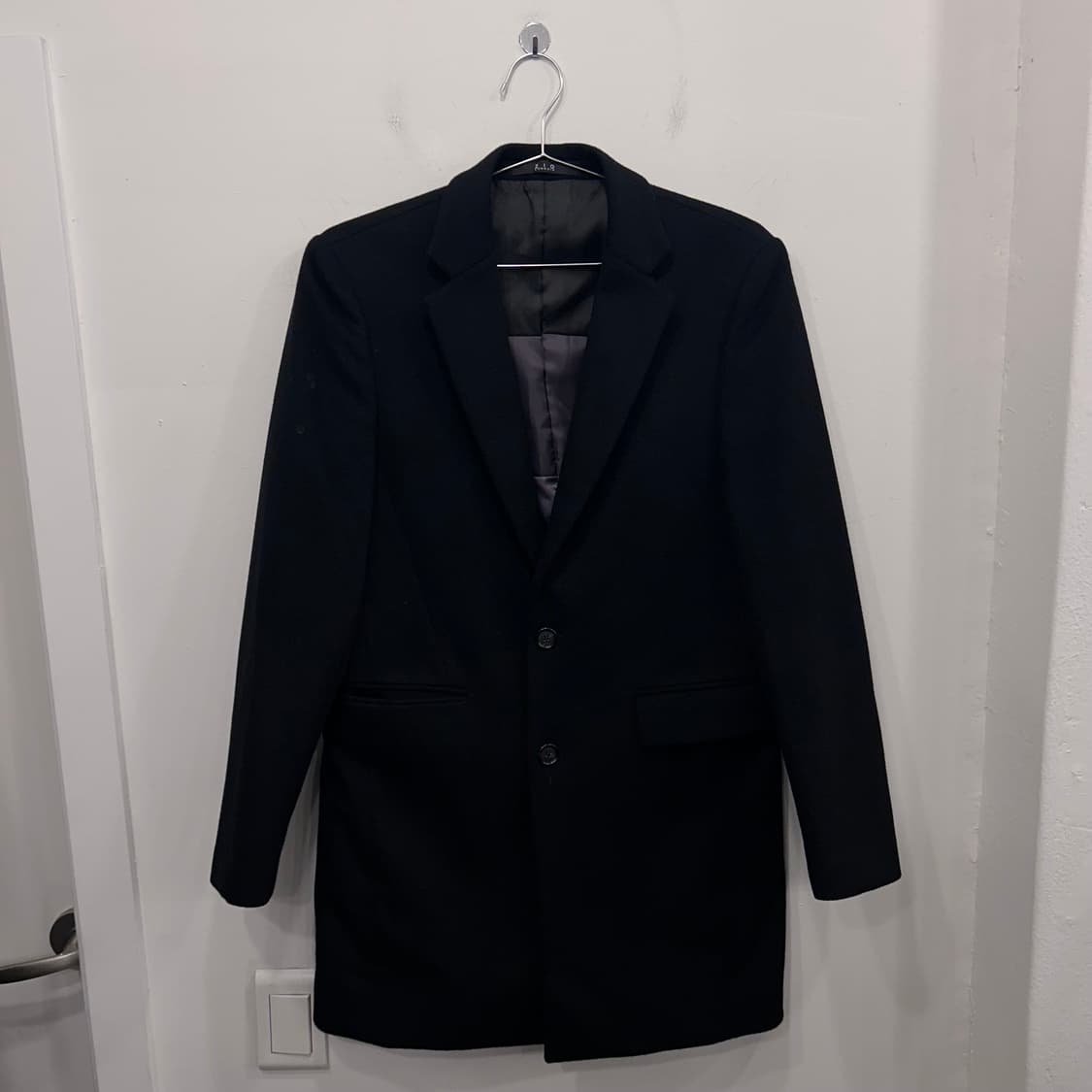 지오송지오 케시미어블랜드 울 투버튼 롱코트 상품이미지2