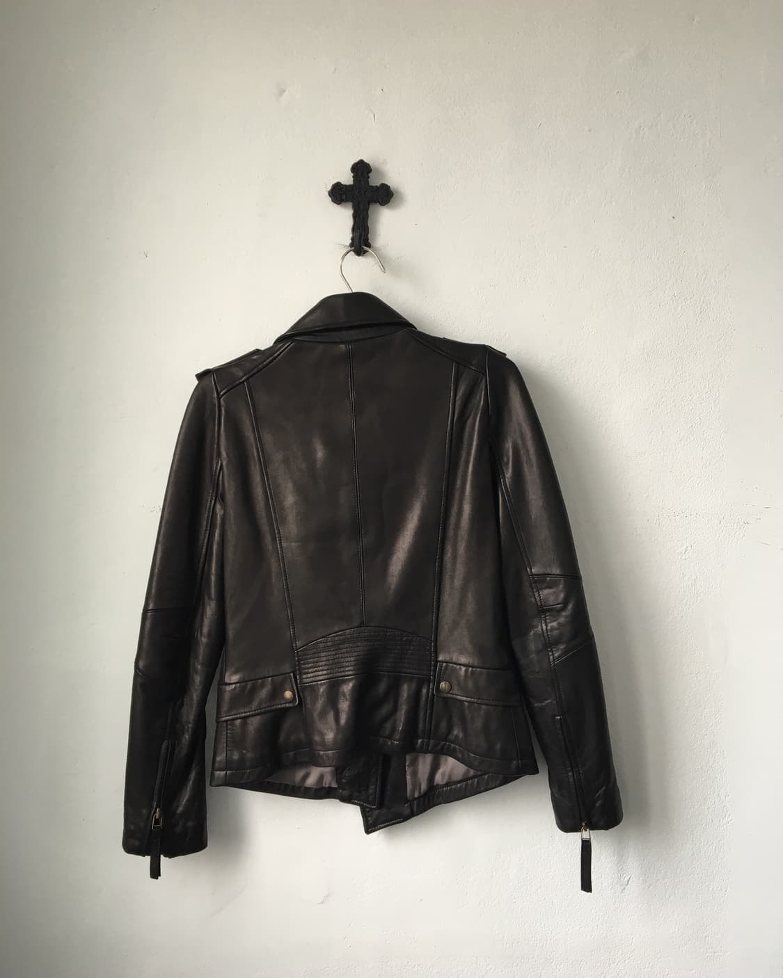Heavy lamb  leather rider jacket 상품이미지3
