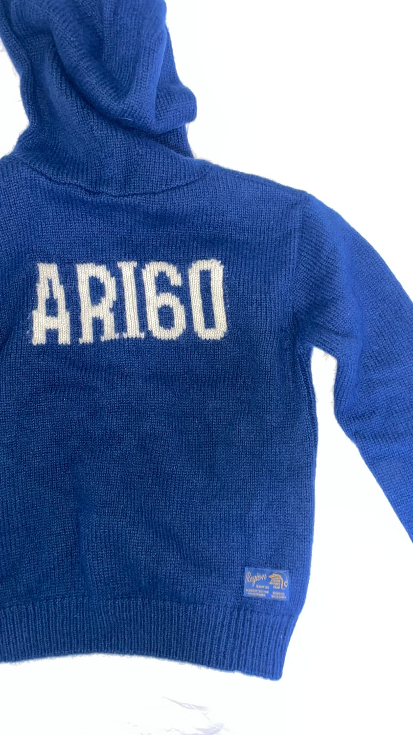 사파리스팟 1/2 레기온 모터스 클럽 니트 후디 블루 상품이미지8