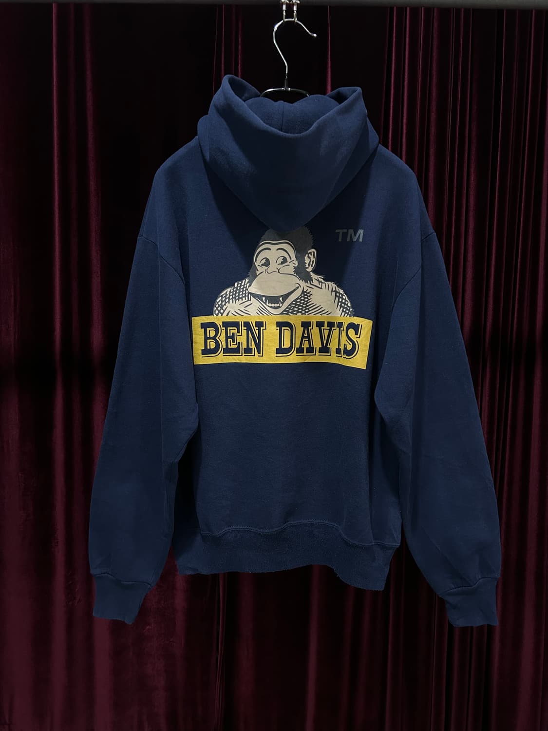 vintage BEN DAVIS navy hoodie 상품이미지4