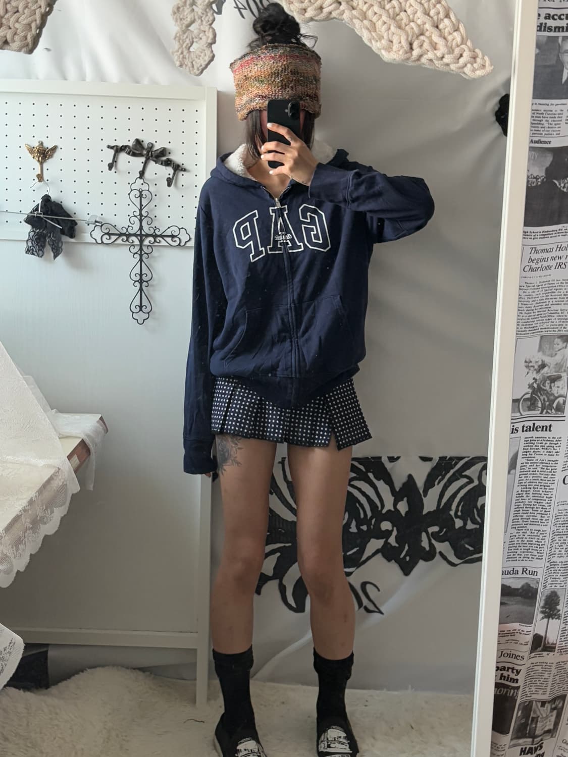 Gap Navy Hood Zip-Up 상품이미지2
