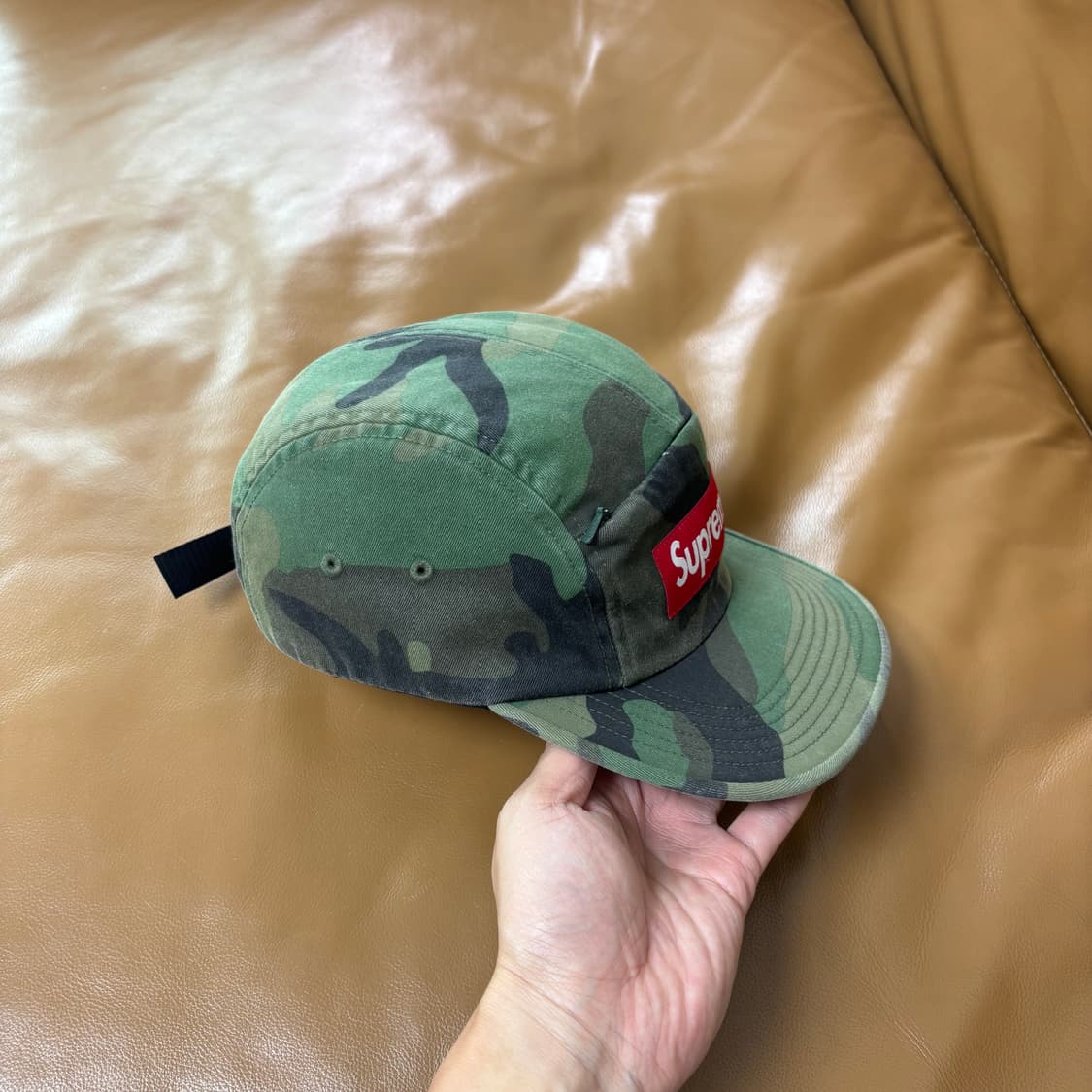 Supreme 슈프림 워시드 우드랜드 카모 캠프캡 모자 (Camo) 상품이미지3