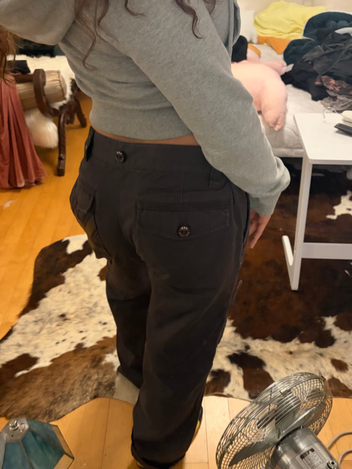 ASK 카고팬츠 (다크그레이) 상품이미지5