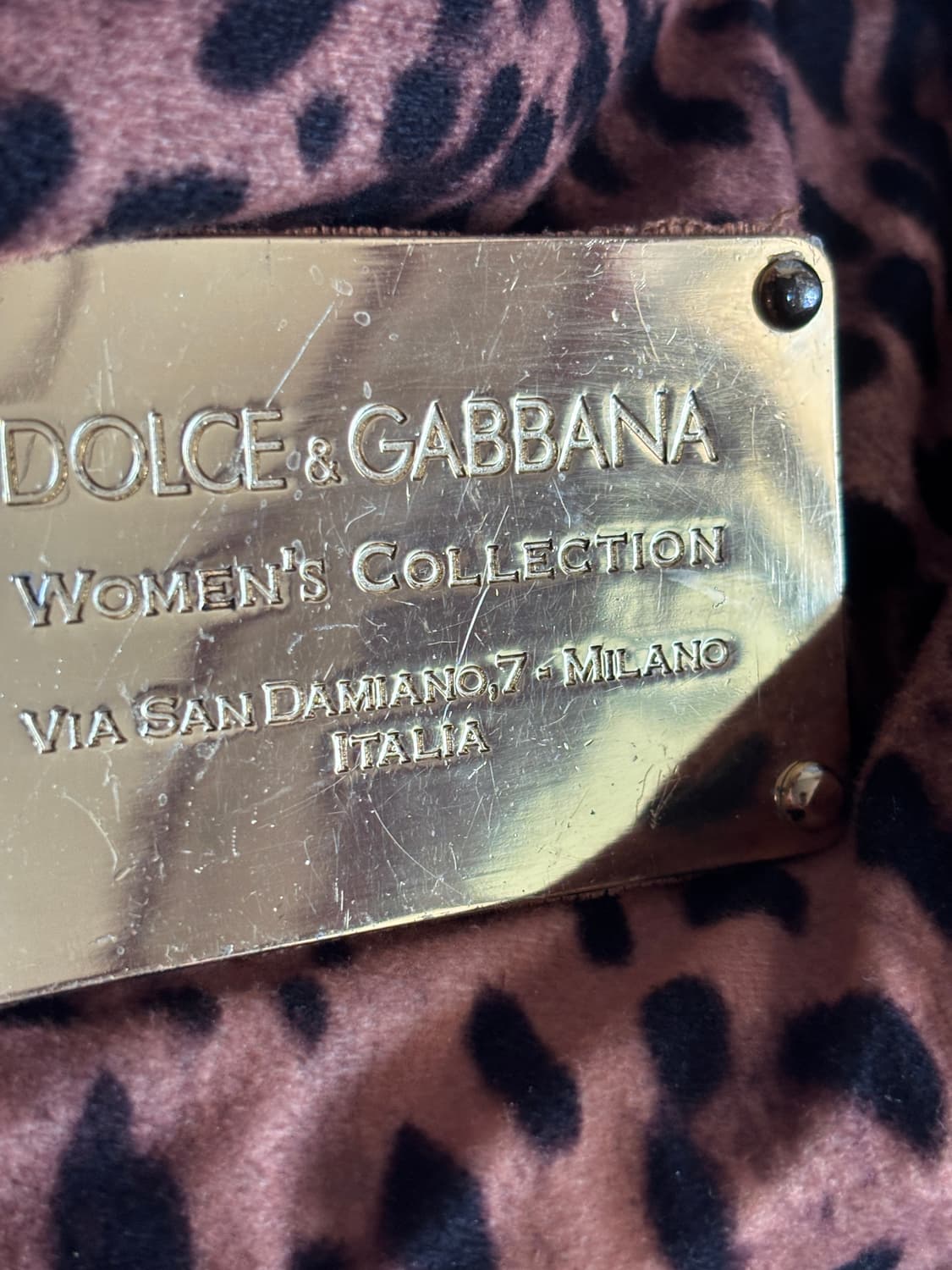 vintage dolce gabbana leopard boston bag 상품이미지3