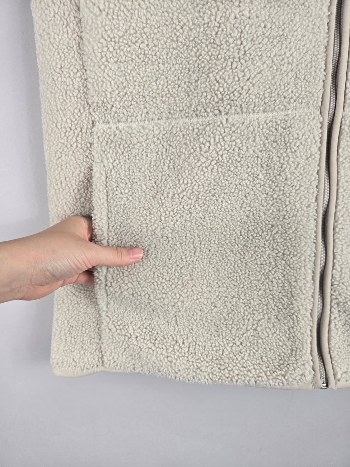 [무료배송]탑텐 110 남성 V넥 플리스 집업 조끼 베스트 상품이미지4